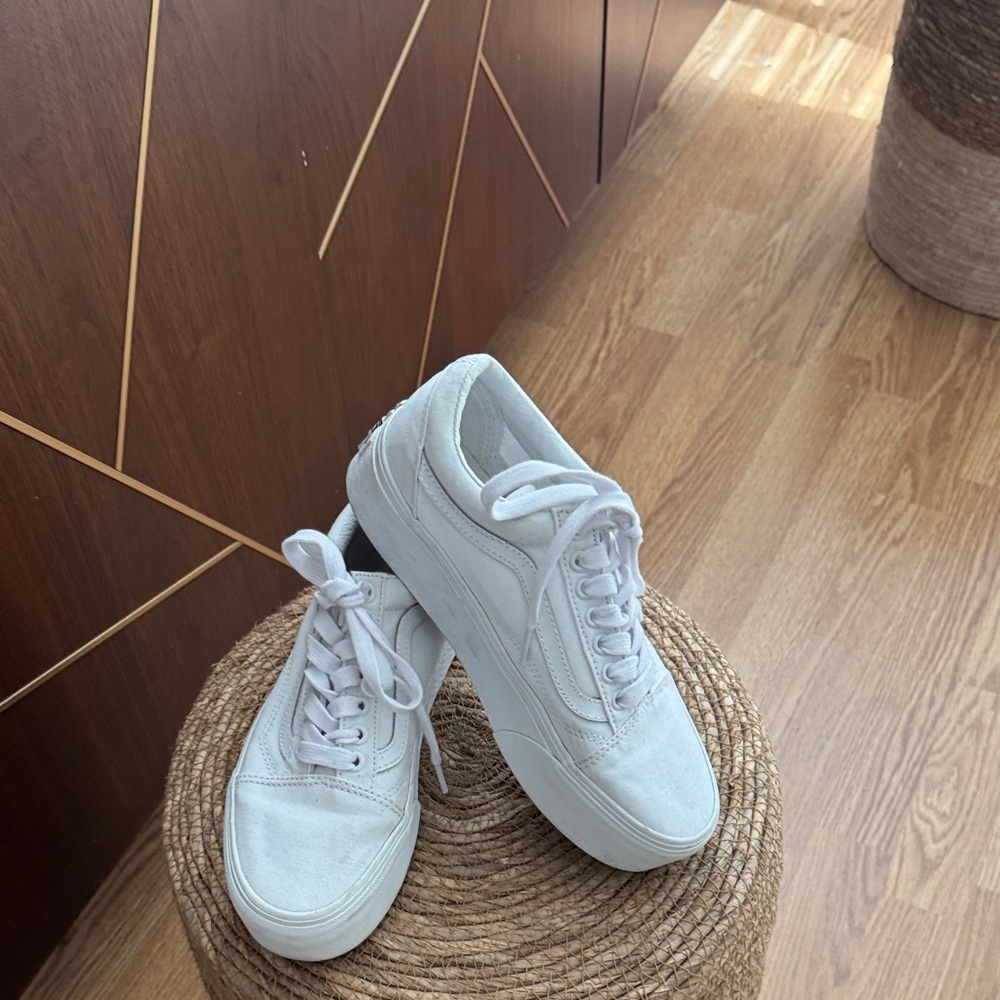 Vans White Casual Sneakers